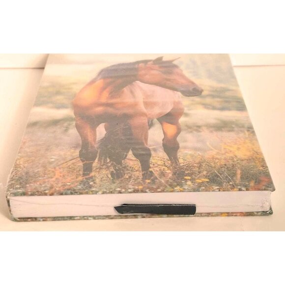 Horse-Themed Fabric Cover Journal 5.75" X 8.25" 256 Pages By Bella Bug NEW - Picture 5 of 7